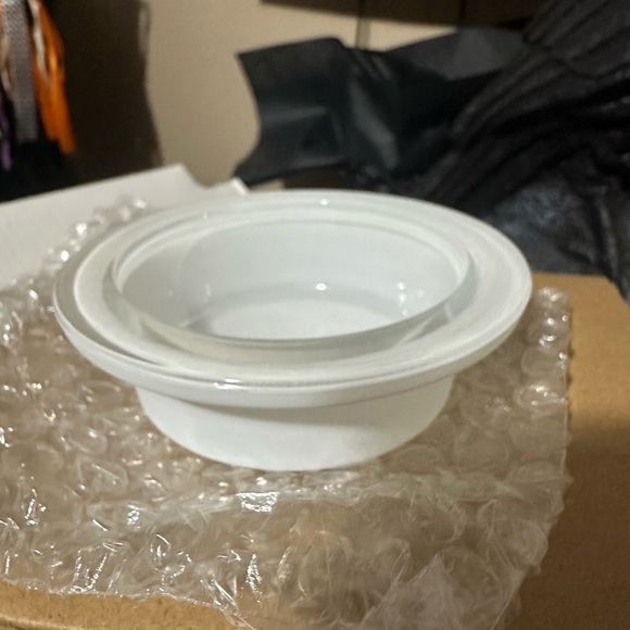 Scentsy White and Black Floral Wax Warmer - Picture 5 of 6